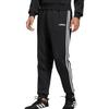 Adidas E 3S T Pnt FL Retro Sports Side 3 Pack Patterned Fleece Knitted Sweatpants Men's Black DQ3095