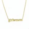Mama Necklace Family Day Gift Mom Heart Pendant Golden Finish Boy for Moms,