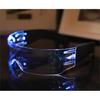 Chemion LED Visor Rave Glasses for Men Cosplay Festivals Halloween Bars Clubs