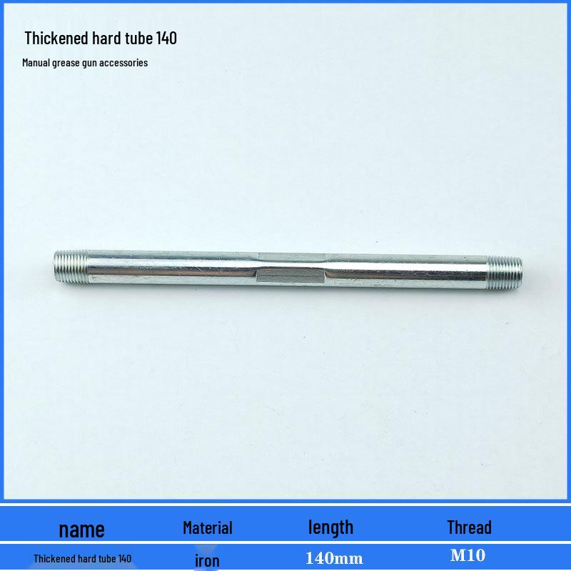 Comprehensive Grease Gun Accessory Kit with Nozzle, Manual, High-Pressure Pneumatic/Electric Tubes, Flexible Hose, Tip, Lock Pliers, and Flat Nozzle