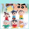Adorable Pvc Sitting Crayon Shinchan Figure Collection With 6 Unique Designs