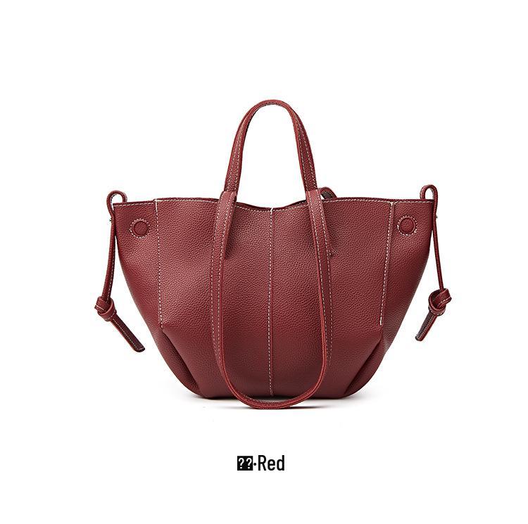 Stylish Large-Capacity French Designer Tote Handbag, 2025 New Texture Shoulder Bag for Women