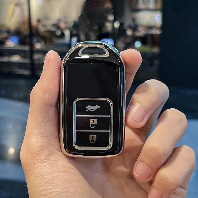 TPU Auto Fernbedienung Schlüsselhülle Abdeckung Schale Fob Für Honda Polit Jazz Jade Crider Odyssey Civic City Vezel Accord Hr-V Crv