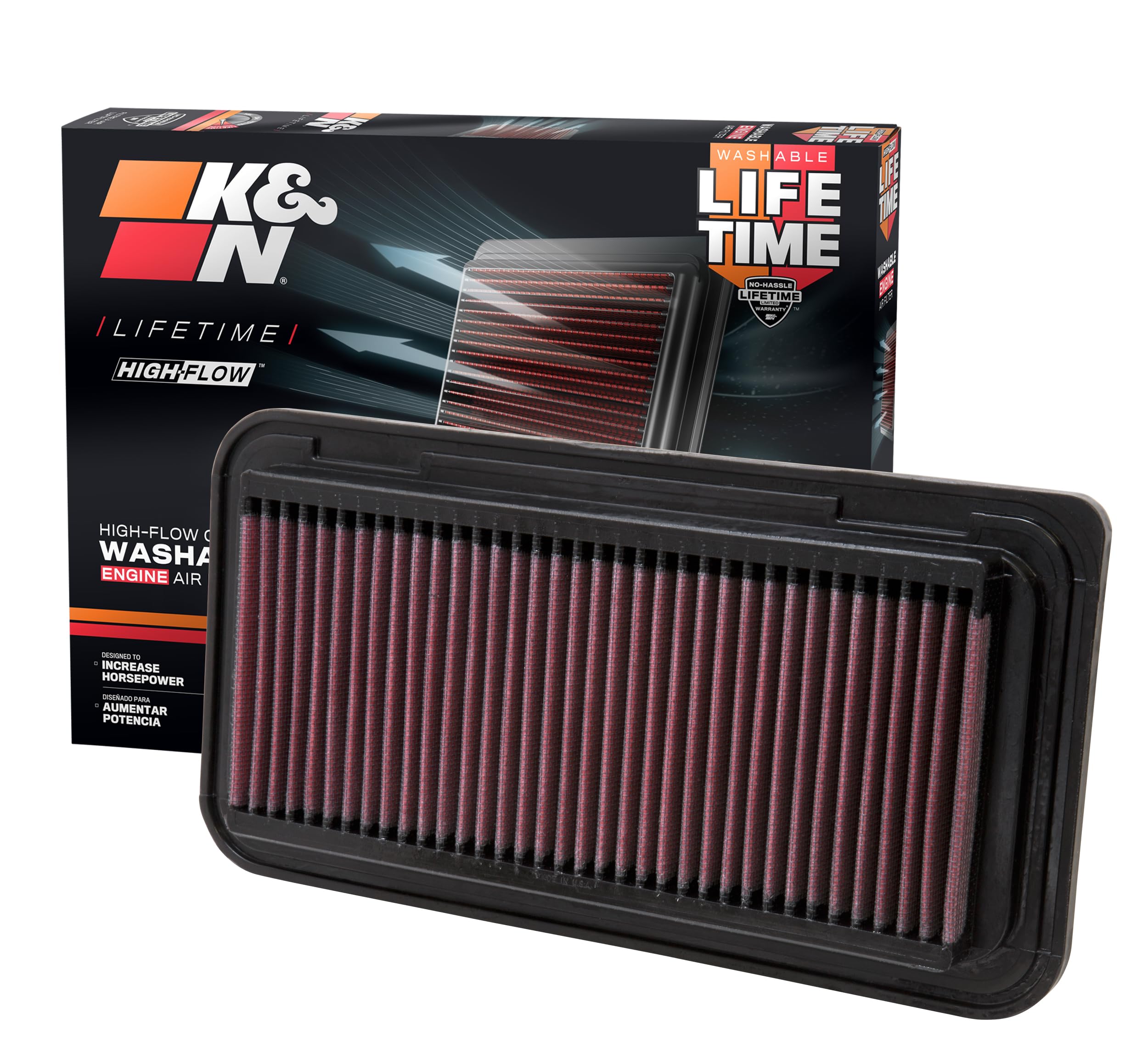 

Genuine Replacement Air Filter for K&N Toyota/Subaru, 33-2300