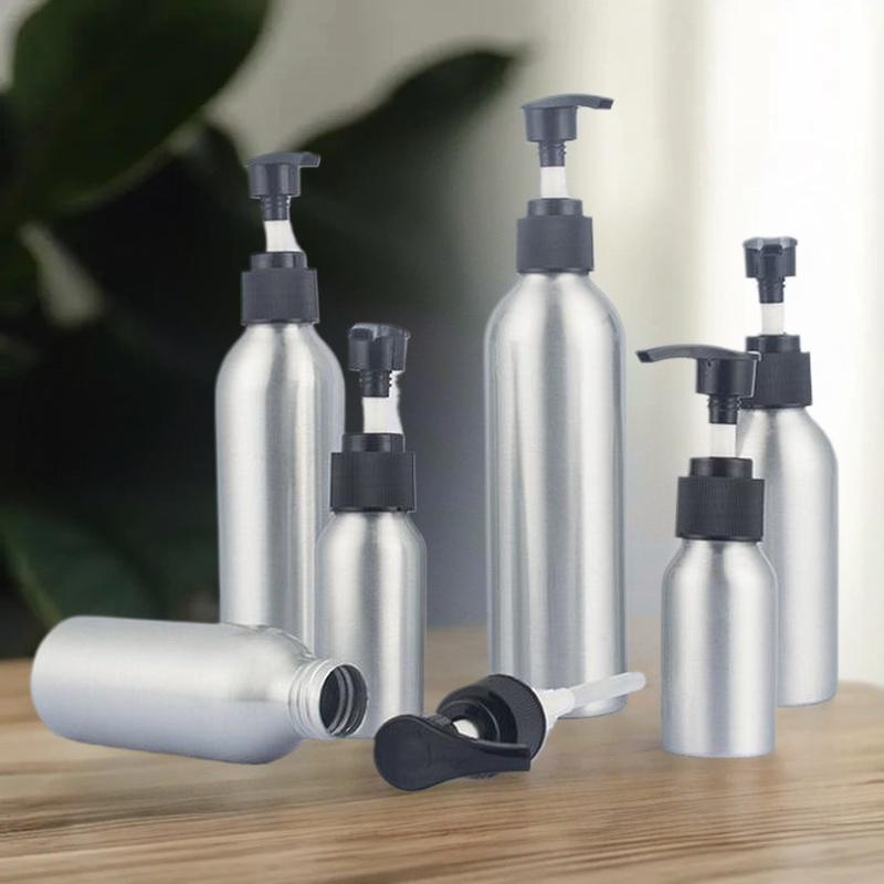 Refillable Aluminum Foam Soap Dispenser: Rustproof Portable Pump for Shampoo, Shower & Kitchen