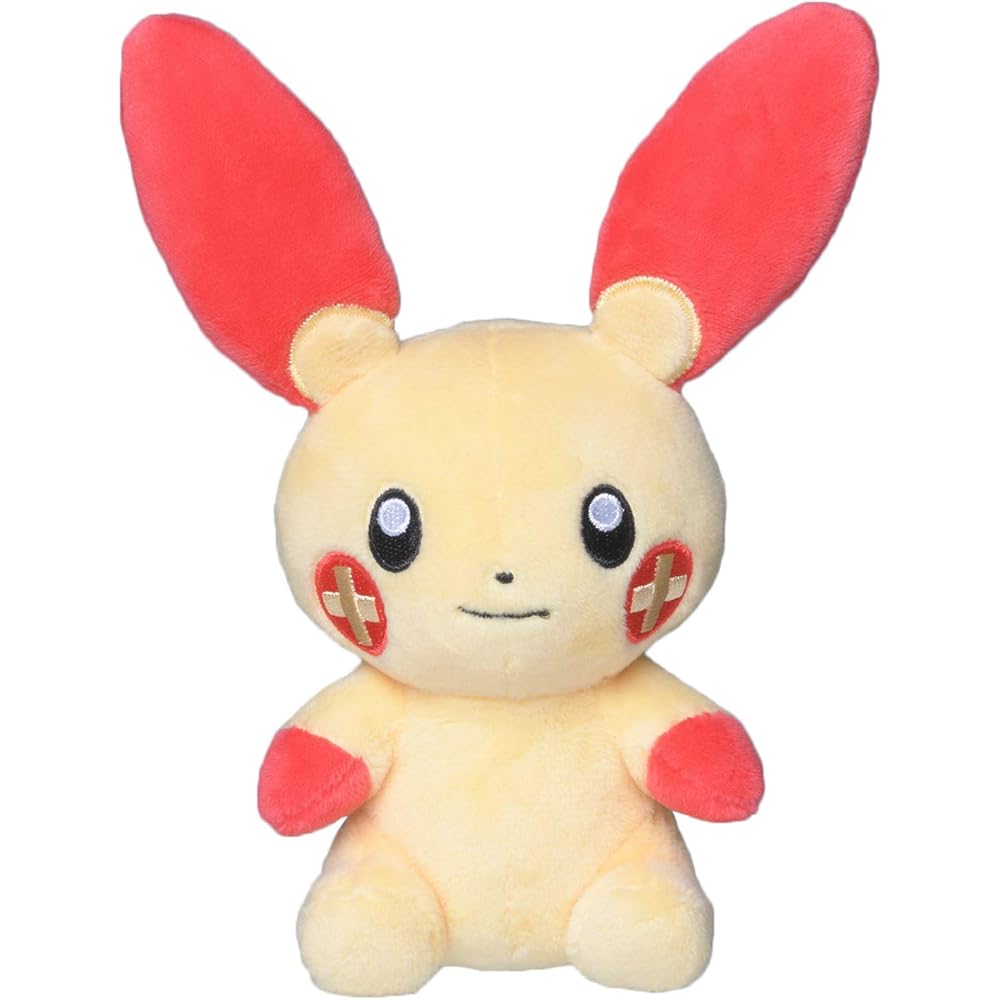Pokmon Center Original Plush Toy Pokmon Fit Plusle 15.5x13x8.5 cm HxWxD