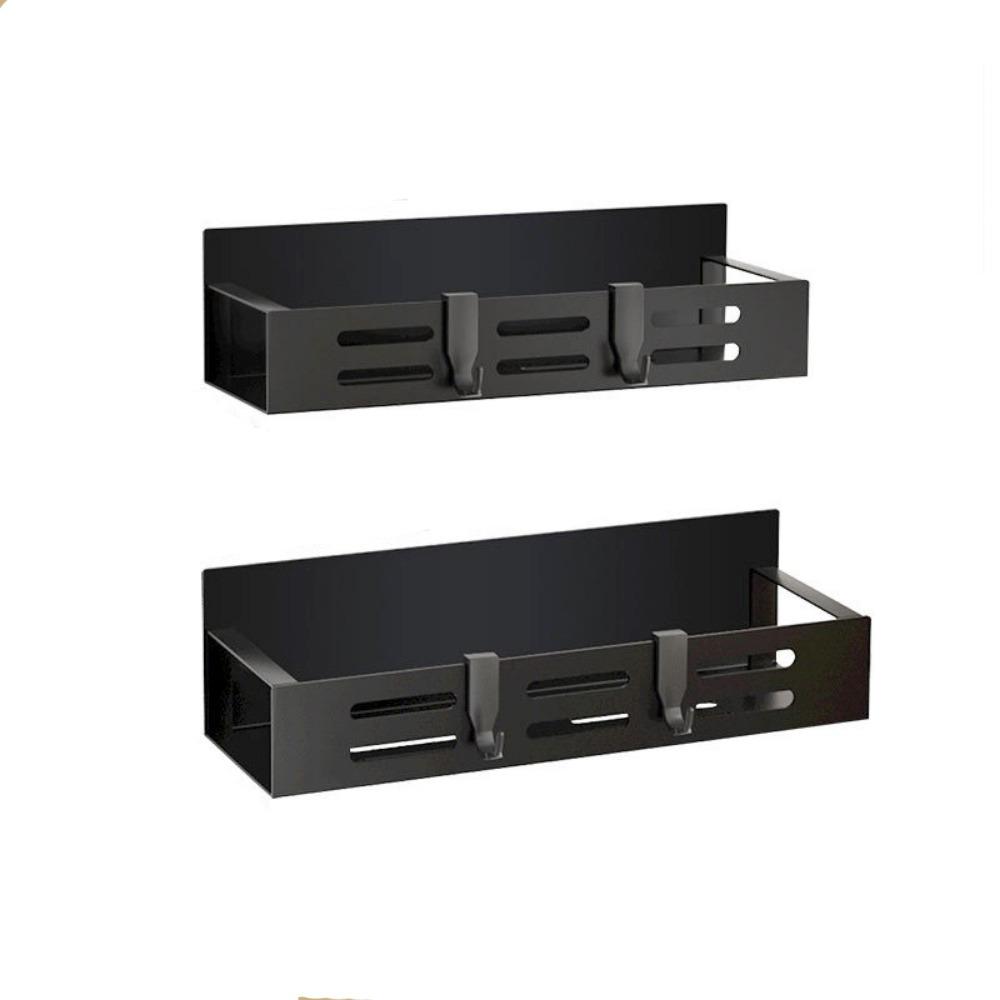 1/2PCS Iron Magnetic Spice Rack Wall Mounted Refrigerator Organizer Durable Seasoning Holder  Home