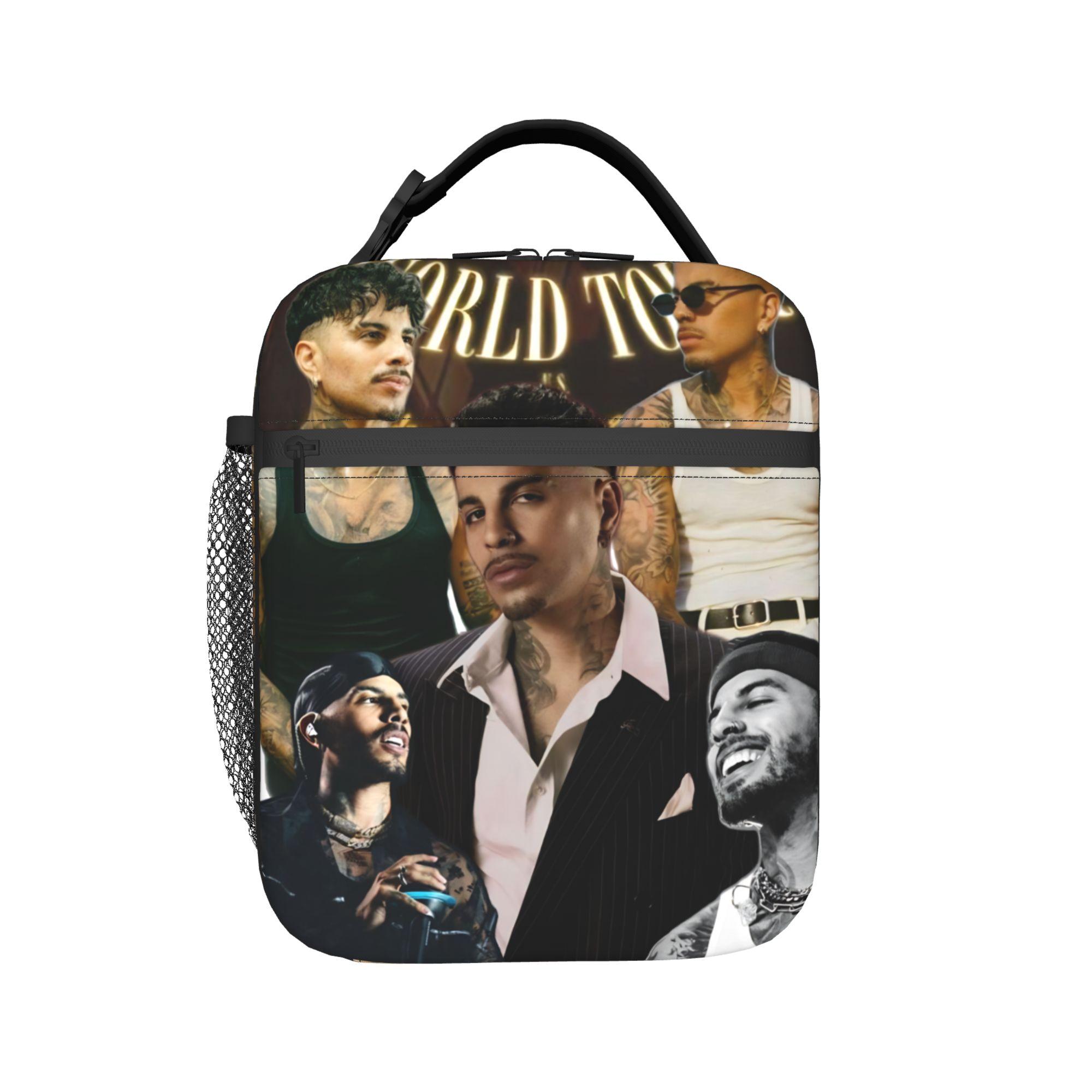 Rauw Alejandro Singer Rapper Accessories Insulated Lunch Bags For School Food Storage Bag Portable Thermal Cooler Lunch Boxes One Size