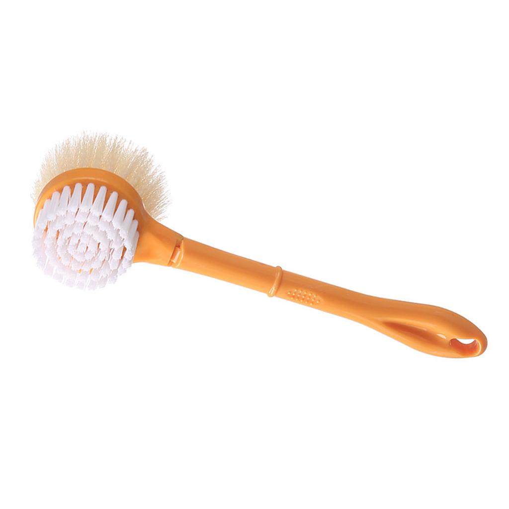 Pot Cleaning Brush Long Handle Double Sided Rotatable Head Multifunctional Pot Scrubber for Kitchen Pan Dish Sink
