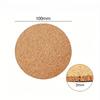 30/1 pièce Sous-verres en liège naturel Isolation thermique Forme ronde Tapis de tasse Diamètre 10 cm Tapis de table à café thé vin Outil pour maison bureau cuisine