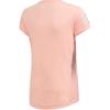 Adidas T Shirt Bright Light Pink/Dark Silver Gray Teenagers ED6287