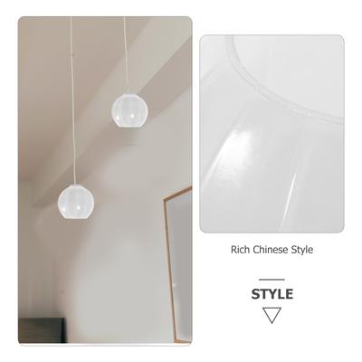 Glass Pendant Lamp Shade Replacement for Ceiling Light Fixtures Chandelier Shade Household Light Cover for E27 Bulb