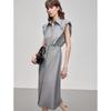 ELLE Retro Fly Sleeve Commuter Dress