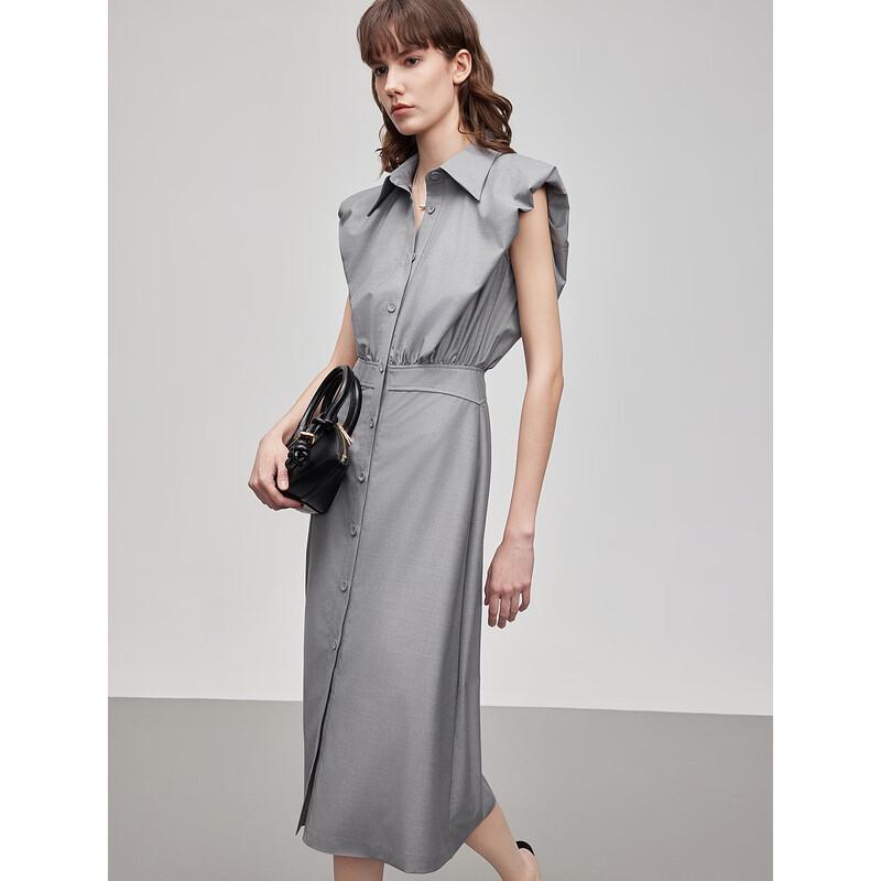 ELLE Retro Fly Sleeve Commuter Dress