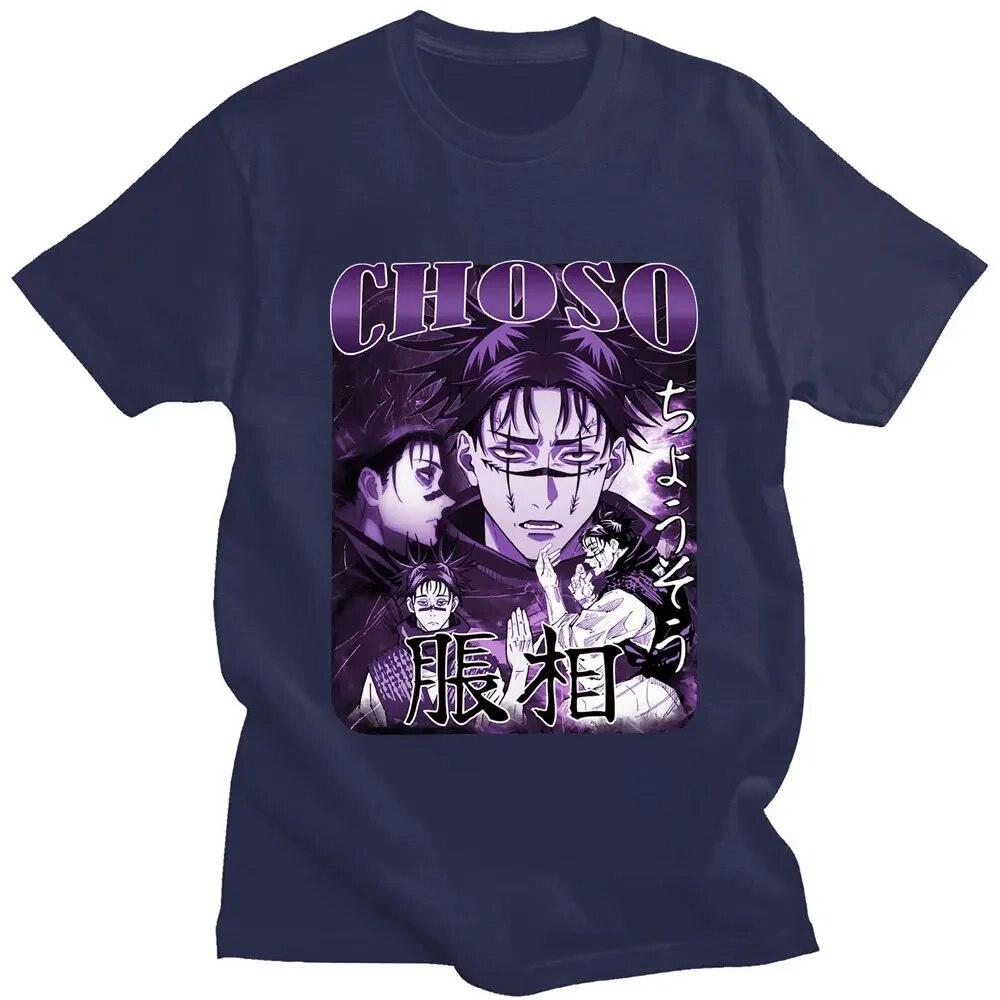 Jujutsu Kaisen Loose casual Unisexga graphic T-shirt Unisex FeUnisex Harajuku Fashion cotton T-shirt Cool street clothing oversized