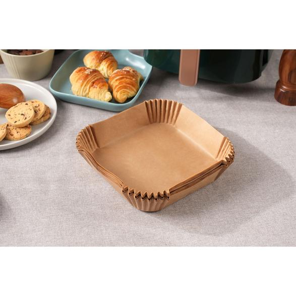 Paper Insert for Deep Fryer KOENIC KAFP-2020, 100 pcs, 20x20 cm, Brown