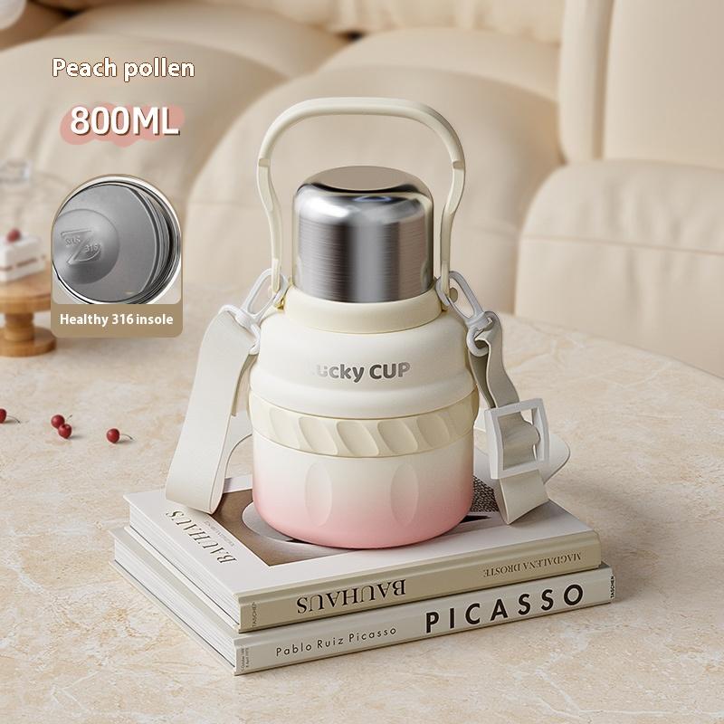 

Gianxi Insoled Cup Большая емкость Женская бутылка для воды Бутылка для воды Детская бутылка для воды Термобутылка для воды Холодоизоляционная бутылка 800-1500ml