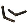 Zinc Alloy Bronze Hinges  90 Degree Hinges with Screws Jewelry Box Hinge  Wooden Box