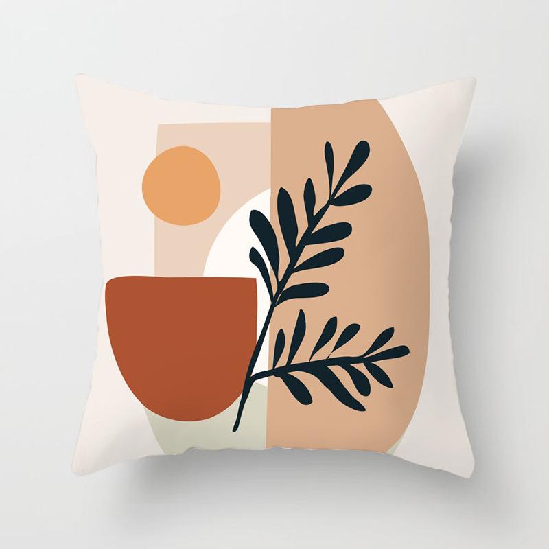 Modern Minimalist Nordic Abstract Geometric Portrait Pillow Case Home Sofa Pillow Cushion Cover