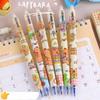 12Pcs(4 Sets) Capybara Press Erasable Gel Pen for School Students Cute Rub Easy Rub Hot Erasable Neutral Pen 0.5mm