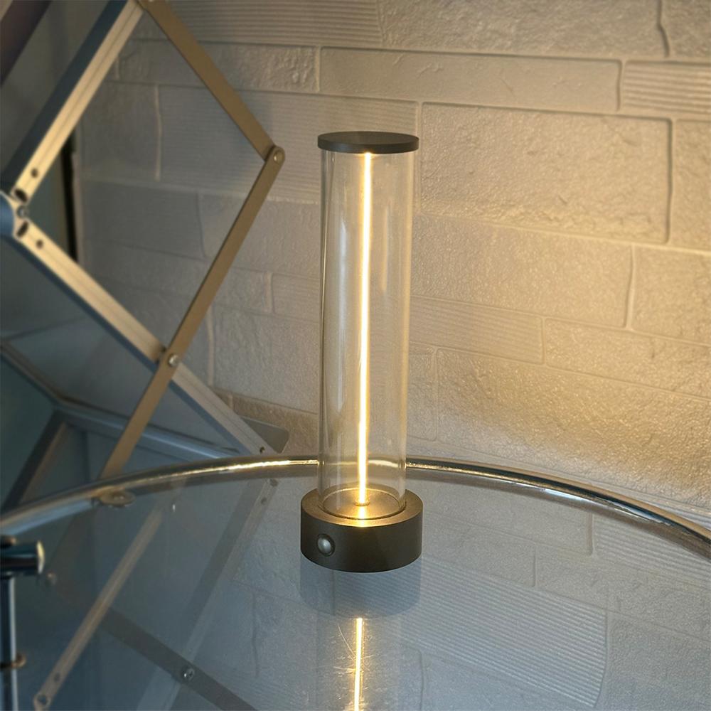 Modern Minimalist LED Rechargeable Line Night Light Bedroom Bedside Touch USB Rechargeable Ambient Table Lamp Creative Gift