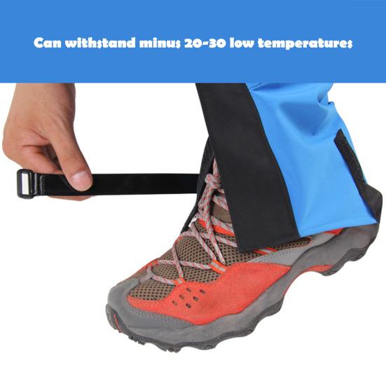 1 Par Utendørs Ben Gamasjer Justerbar Vanntett Menn Kvinner Vandring Klatring Snø Ski Jakt Snake Guard Snøstøvel Sko Gaiter Leg Protector Cover