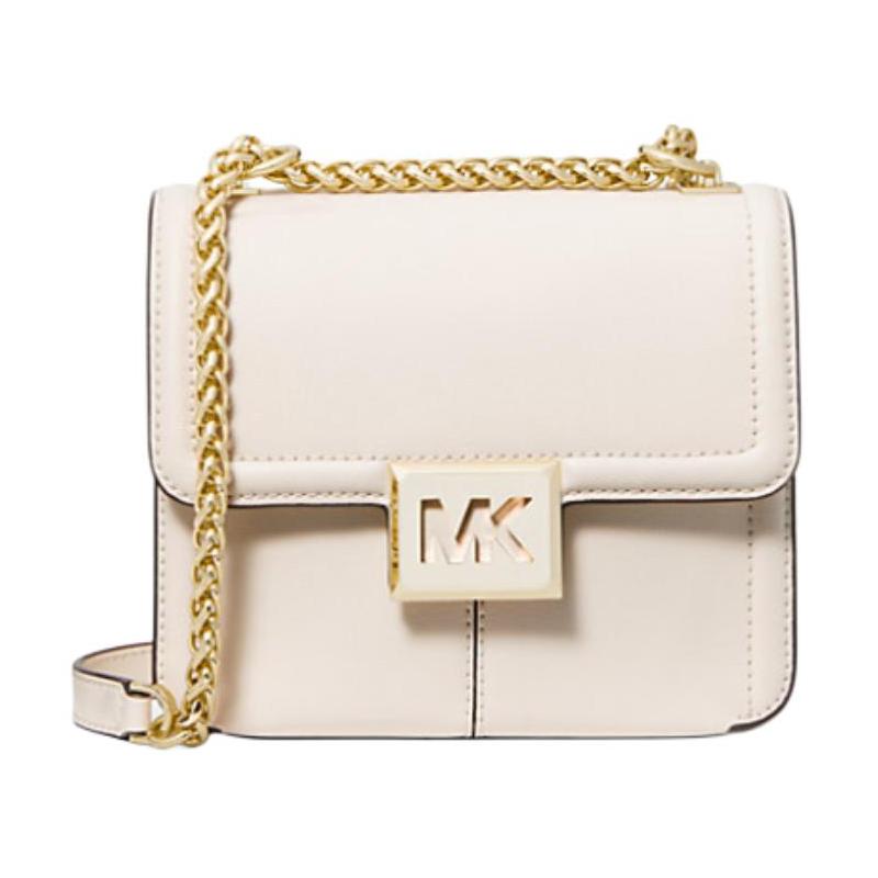 MICHAEL KORS Sonia Metal Lock Cowhide Shoulder Crossbody Bag Women s Pink золотой