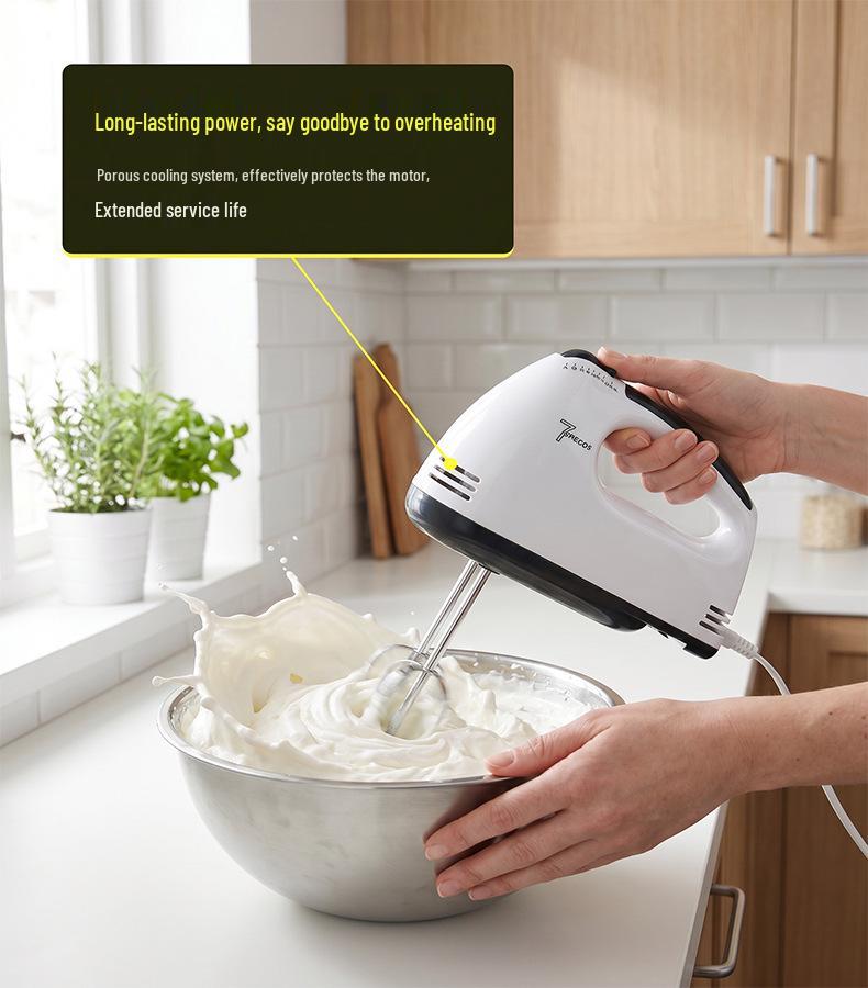 Automatic Handheld Electric Egg Beater and Cream Whipper for Baking