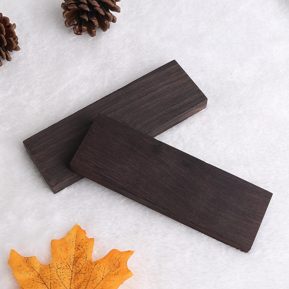 Ebony Carving Wood Blocks Guitar Accessories 120x40x10/50mm Unfinished Wood Block DIY Material for Music Instrument