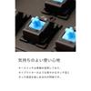 HKW Typewriter-Style Mechanical Keyboard Blue Switches JIS 109-Key Wired USB Japanese Keyboard (Black)