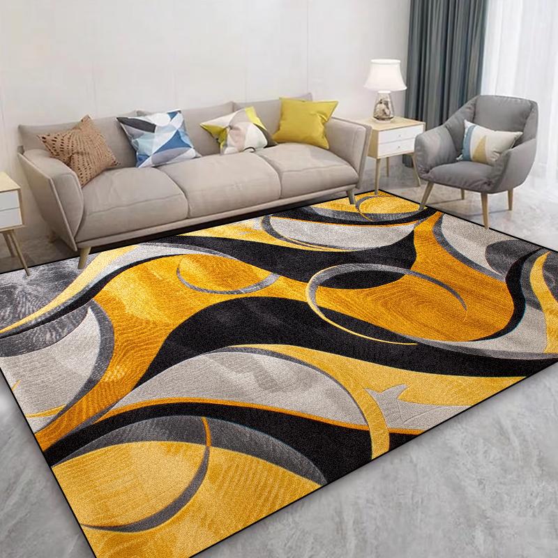 Nordic Style Abstract Rugs for Living Room Decoration Large Area Carpet Non-slip Bedroom Lounge Rugs Washable Coffee Tables Mat