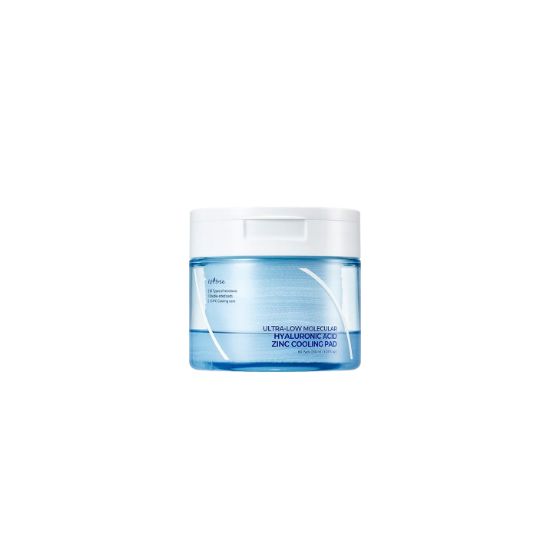 Isntree Ultra-Low Molecular Hyaluronic Acid Zinc Cooling Pad 60 Pads