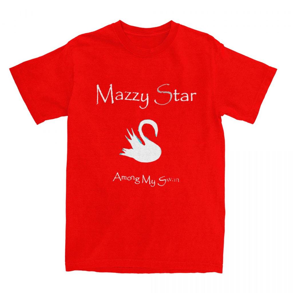 Men Women's Mazzy Star Among My Swan T Shirt Accessories Cotton Tops Crazy Short Sleeve Crewneck Tee Shirt Plus Size Shirt