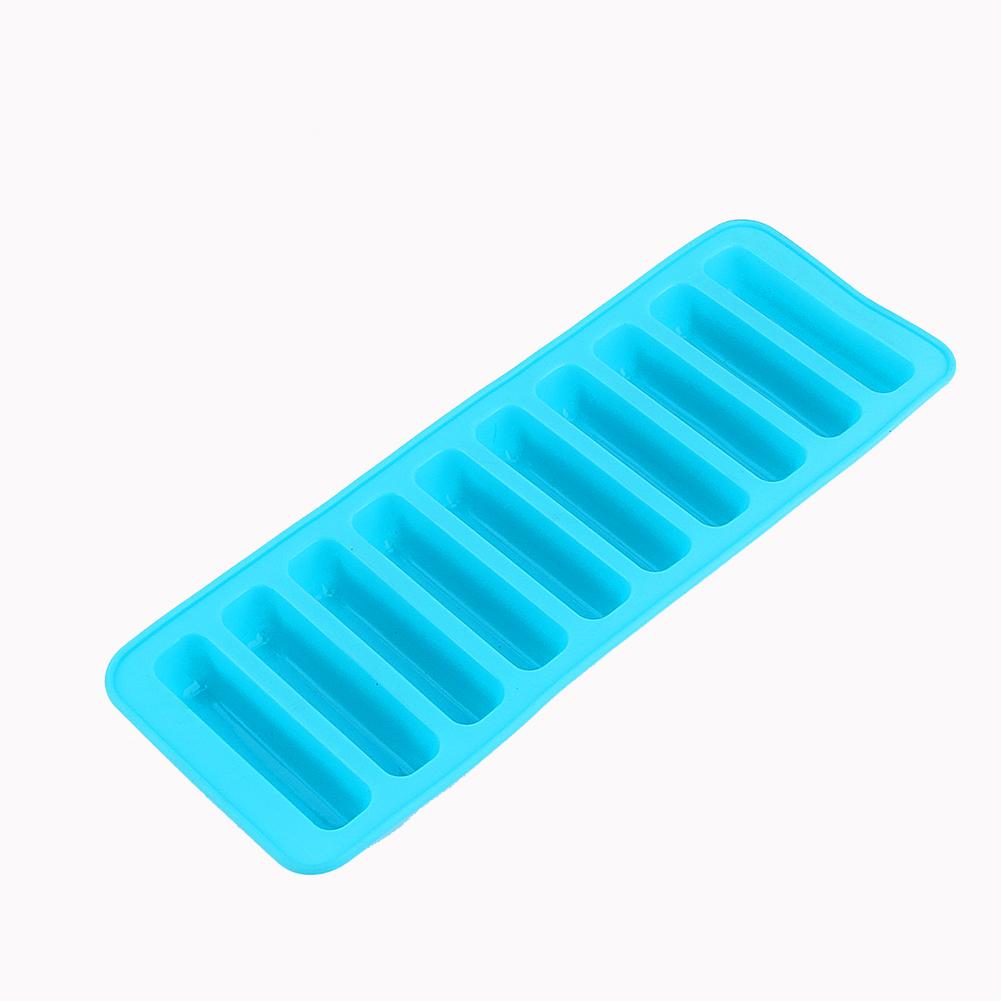 Colorful Cylinder Ice   Tray Freeze Mould Fondant Chocolate Mold Make Silcone