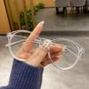 Women Myopia Glasses Fashion Blue Light Blocking Leopard Print Round Frame Optical Computer Glasses 0 To -400