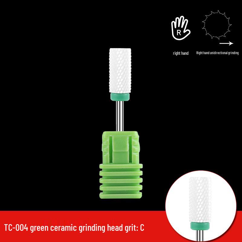 Single Bullet-Shaped Ceramic Nail Grinding Head 2.35