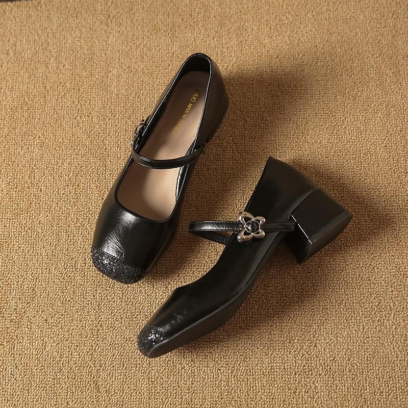 

Весенняя мода 2025 Женские балетки Женские повседневные туфли-лодочки Мягкие туфли для платья Женские слипоны Женские туфли с мелким вырезом 34 чёрный