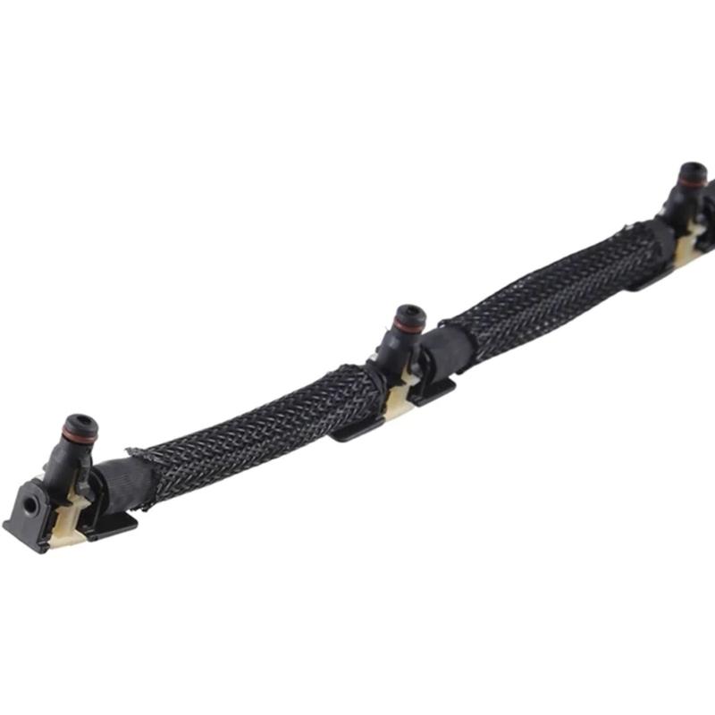 Fuel Injector Return Pipe Leak Offs and Clip LR082275, JDE38281 Fuel Overflow Hose for Select Models