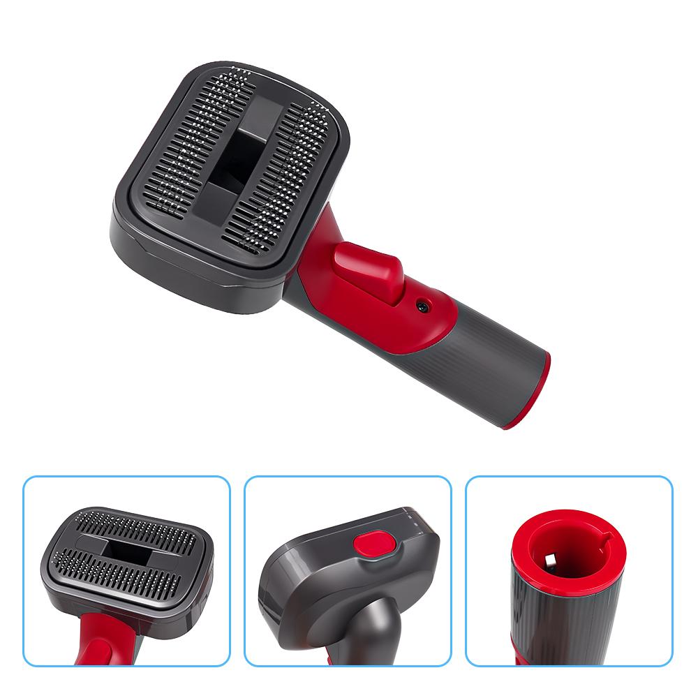 2-In-1 Pet Grooming Vacuum Brush Kit, Dog Cat Shedding Hair Removal Tool Compatible for Dyson V6 V7 V8 V10 V11 V15 Cordless Vacuum Cleaner