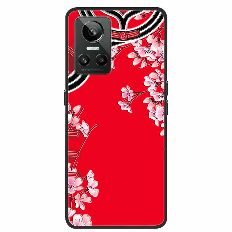 For Realme GT Neo3 5G Case 3D Flower Emboss Soft Silicone Phone Back Cover Case For OPPO Realme GT Neo2 Neo 3 Coque for Bumper