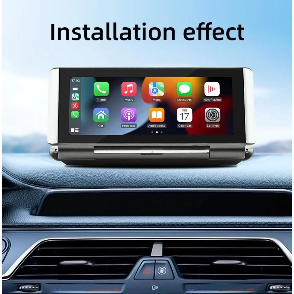 TOYOUSONIC 6.7 inch Car Radio 180° Flip Screen Universal Multimedia Player Carplay Android Auto BT FM MP5 Autoradio Stereo