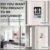 Waterproof Reminder Signs Self Adhesive Door Slider Signs Durable Office Door Sign  Office Room