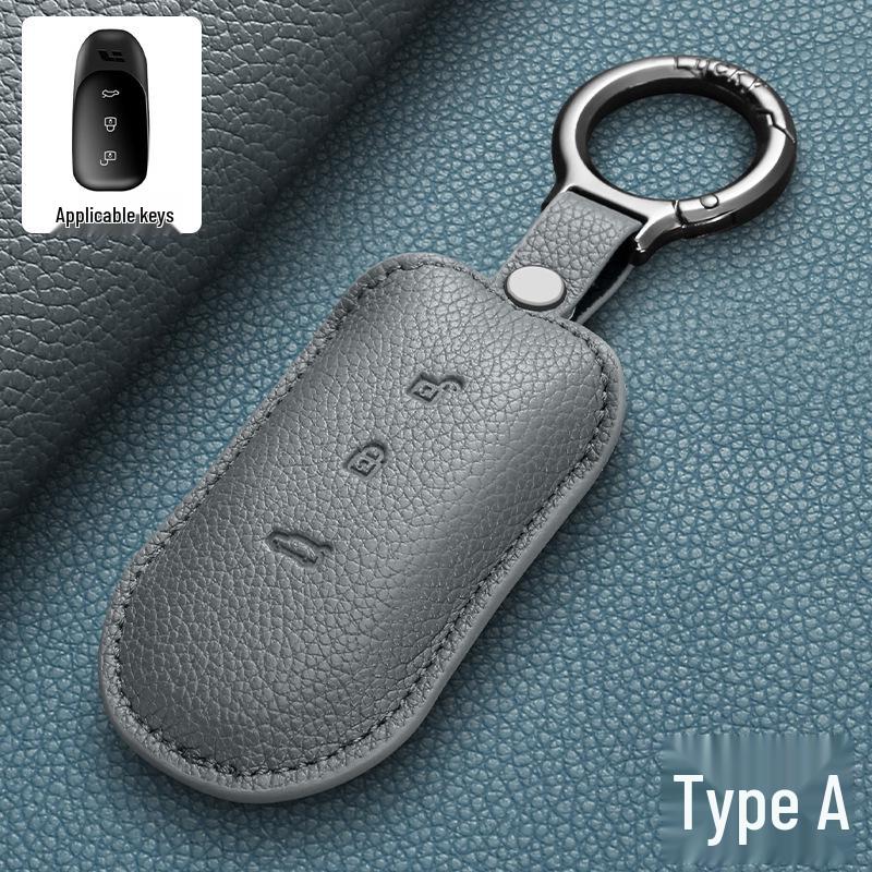 Li Auto L9, L8, L7 Original Lychee-Patterned Key Case & Remote Protector