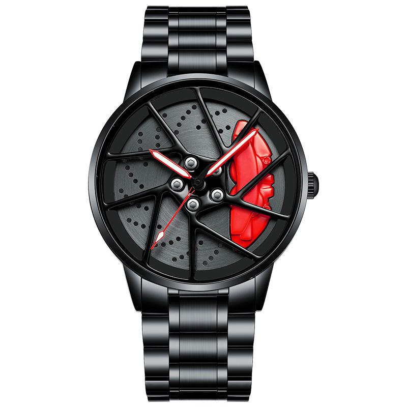 SVJ 3D Hollow Quartz Men's Watch - High-End Genuine Tesla Design