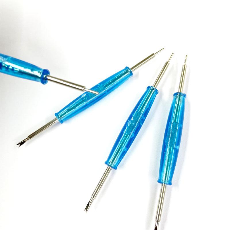 Пластиковый двусторонний инструмент для пружинных штифтов для установки ремешка и застежки часов