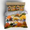 Autumn Village Wedding Celebration Views Kid'S And Adults' Bedroom Decor, Exquisite Three-Piece Bedding Set Gift
