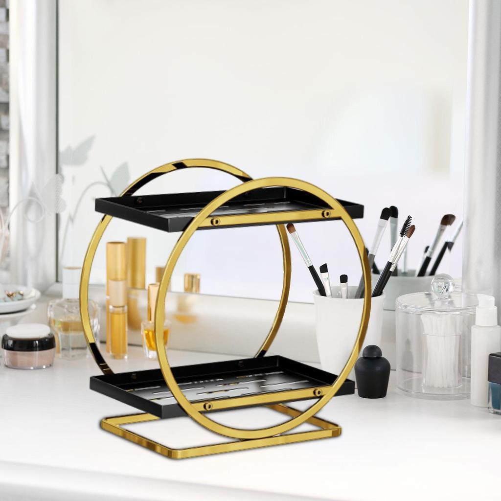 Cupboard Organiser Spacesaving 2 Layer Kitchen Shelves for Cups Home Dishes and Black
