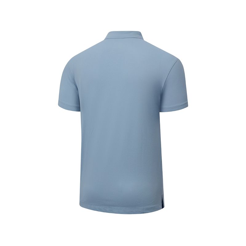 Saucony SS25 Casual Fashion Versatile Comfortable Breathable Short Sleeve Polo Shirt Men tops Mood-Blue SA2250SP65C-BL155