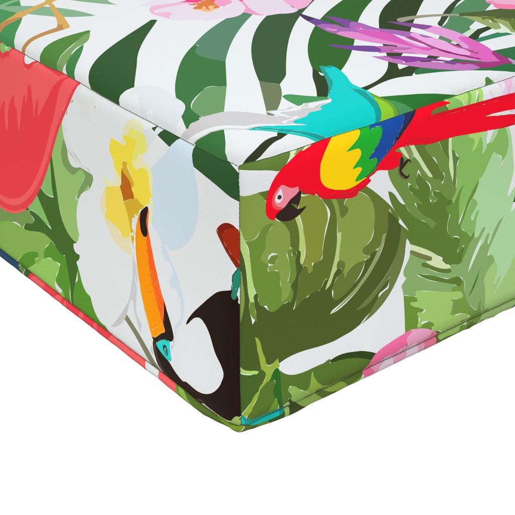Outdoor Sofa Cushions 2 Pcs Multicolored Polyester