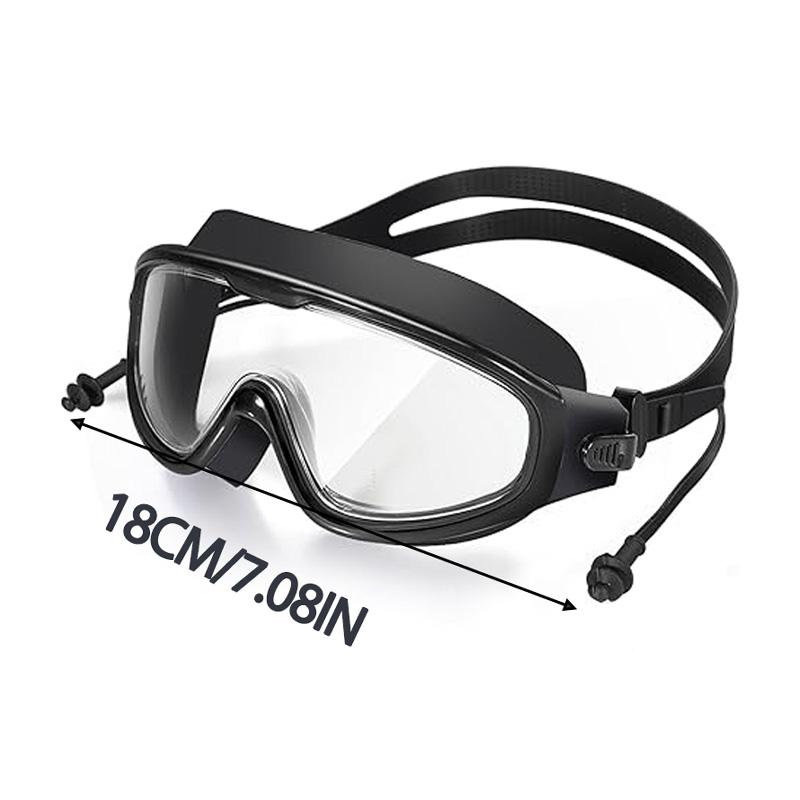 Swimming goggles Large frame swimming goggles Large frame HD wide-angle anti-fog UV protection Adult swimming goggles No leakage2